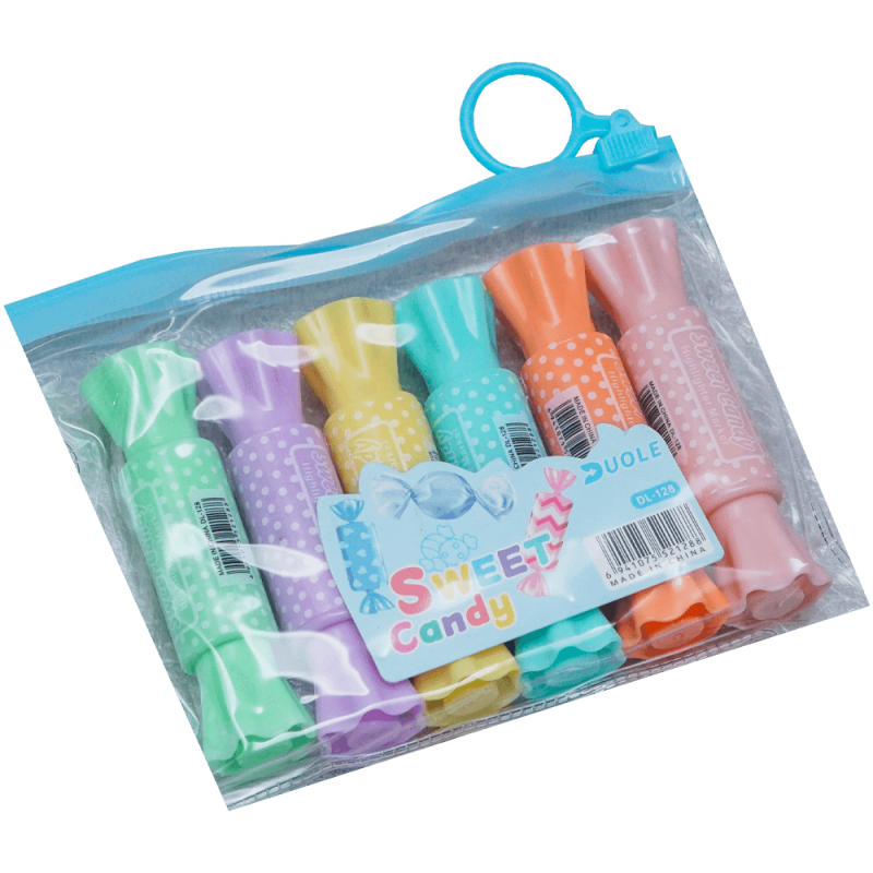 Evidentiatoare duble pastel cu doua capete 6 culori, Duole